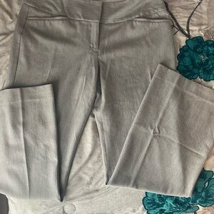 Express Light Gray Women's Straight Leg Pants